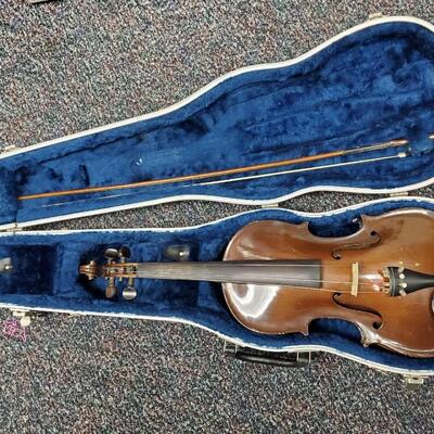 Small Violin, Case, and bow