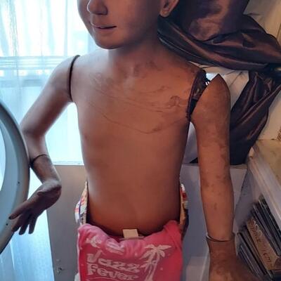 Child size maniquin from old Krause department store on Canal st
