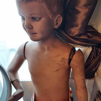 Child size maniquin from old Krause department store on Canal st