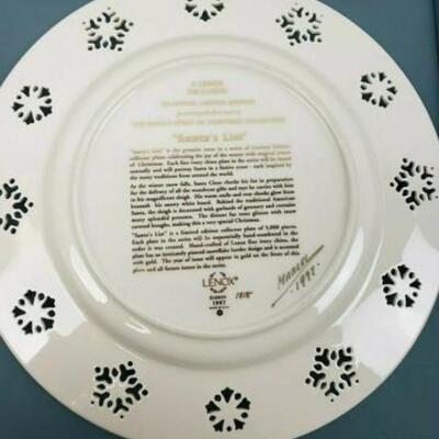 Lenox Exclusive 1997 Annual Limited Edition Plate 