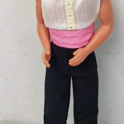 1968 Vintage Mattel Barbie Ken Doll, Made in Taiwan, Click Knees, Swivel Waist