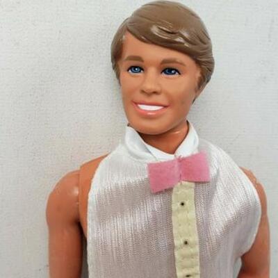 1968 Vintage Mattel Barbie Ken Doll, Made in Taiwan, Click Knees, Swivel Waist