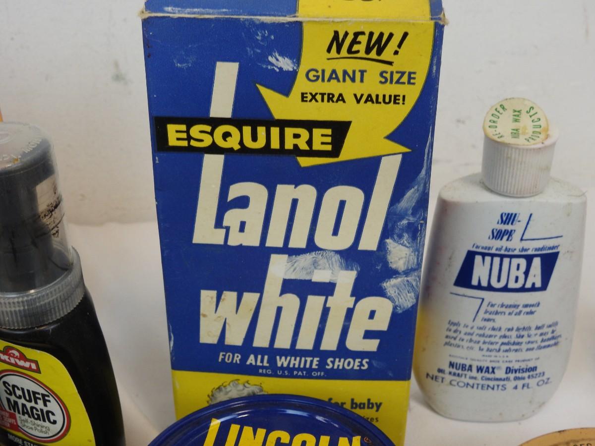 Lanol White, White Shoe Polish, Vintage 