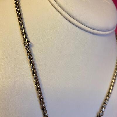 Lucky Brand Silver Tone Turquoise Sunflower Pendant Necklace