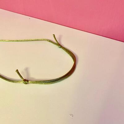 Glass Flower Pendant Adjustable Necklace