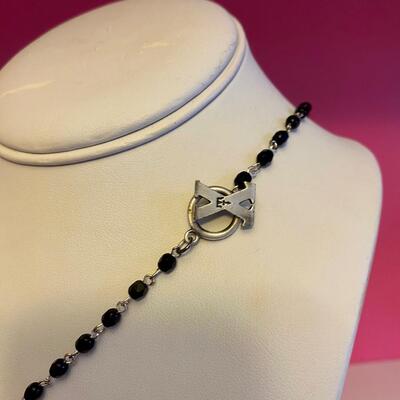 Beaded Necklace with Pendant