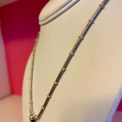 Brighton Enamel Floral Pendant Necklace