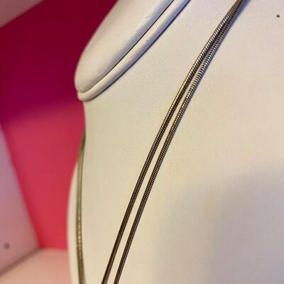 Brighton Reversible Flower and Crystal Teardrop Pendant Necklace