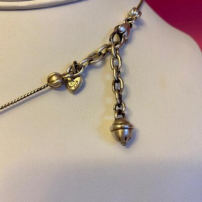 Brighton Mariposa Butterfly Silver Pendant Necklace