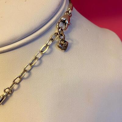 Brighton Toledo Silver Tone Crystals Pendant Necklace