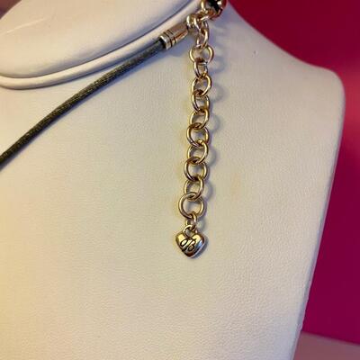 Brighton Leopard Totem Topaz Crystal Necklace