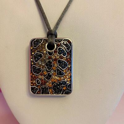 Brighton Leopard Totem Topaz Crystal Necklace