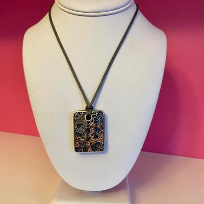 Brighton Leopard Totem Topaz Crystal Necklace