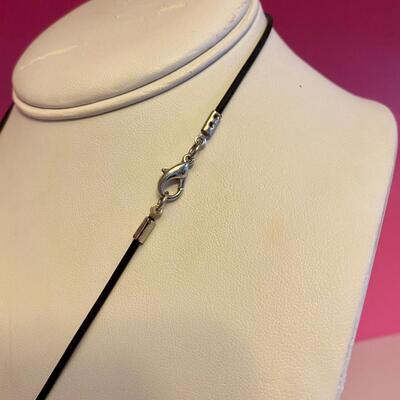 Red Glass Heart Pendant Necklace