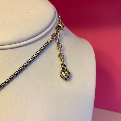 Brighton Two Tone Three Charm Necklace