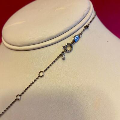 Crystal Owl Face Charm Necklace