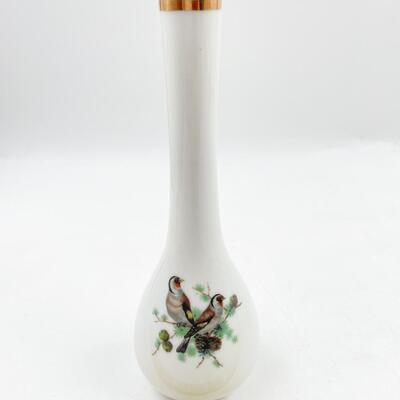 VINTAGE JAPAN 7â€ BIRD BUD VASE