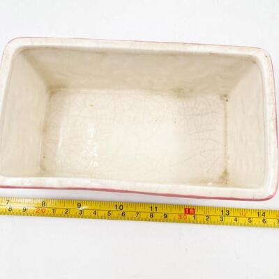 VINTAGE OCCUPIED JAPAN 6.5â€ X 3.5â€ CERAMIC PLANTER DISH