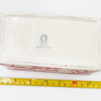 VINTAGE OCCUPIED JAPAN 6.5â€ X 3.5â€ CERAMIC PLANTER DISH