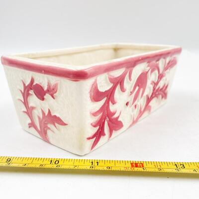 VINTAGE OCCUPIED JAPAN 6.5â€ X 3.5â€ CERAMIC PLANTER DISH