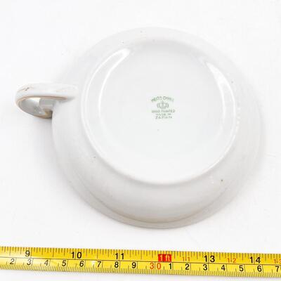VINTAGE MEITO CHINA 5â€ HAND PAINTED WINDMILL DISH