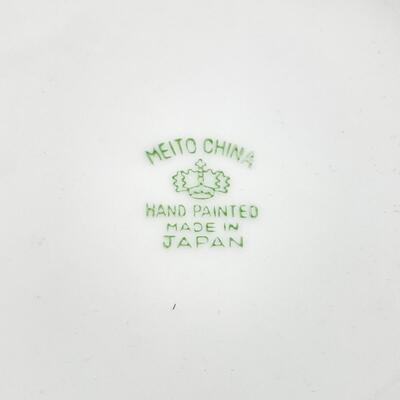 VINTAGE MEITO CHINA 5â€ HAND PAINTED WINDMILL DISH