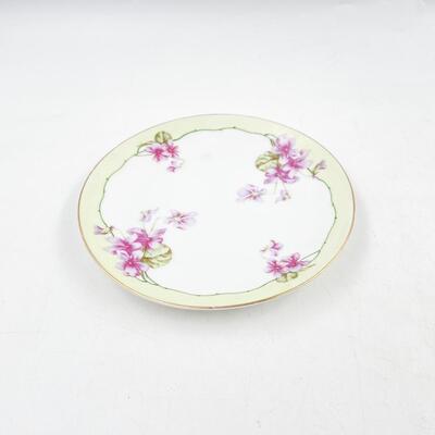 VINTAGE Z S & CO CHINA 6â€ HAND PAINTED PLATE