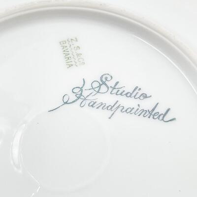 VINTAGE Z S & CO CHINA 6â€ HAND PAINTED PLATE