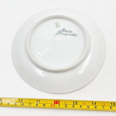 VINTAGE Z S & CO CHINA 6â€ HAND PAINTED PLATE