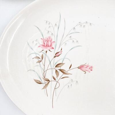MOUNT CLEMENS â€œMT. ROSEâ€ 10â€-13.5â€ PLATTERS (3)