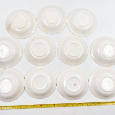 MOUNT CLEMENS â€œMT. ROSEâ€ 5â€ BOWLS (11)