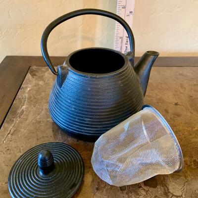 Cast iron tea pot