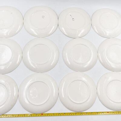 MOUNT CLEMENS â€œMT. ROSEâ€ 7.5â€ PLATES (12)