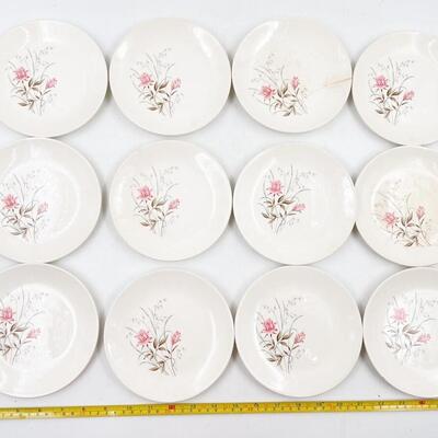 MOUNT CLEMENS â€œMT. ROSEâ€ 6â€ PLATES (12)