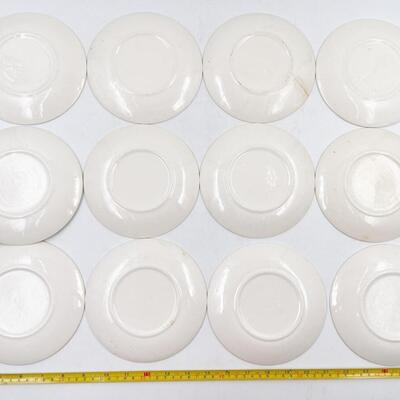 MOUNT CLEMENS â€œMT. ROSEâ€ 6â€ PLATES (12)