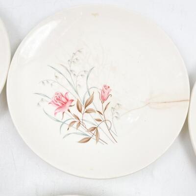 MOUNT CLEMENS â€œMT. ROSEâ€ 6â€ PLATES (12)