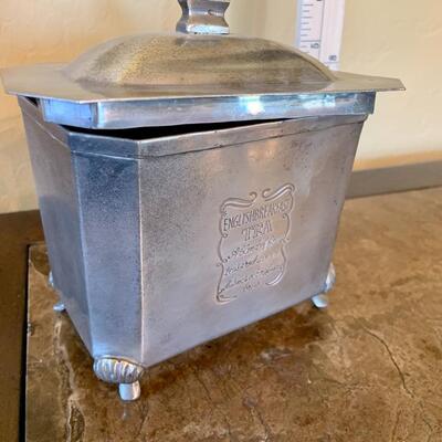 Vintage tea caddy