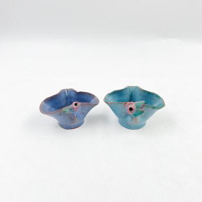 3â€ HANDMADE POTTERY BOWLS/VASES - SIGNED â€œMARY SHOLTâ€