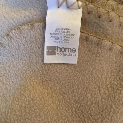JCPenny Home collection Queen Fleece Blanket