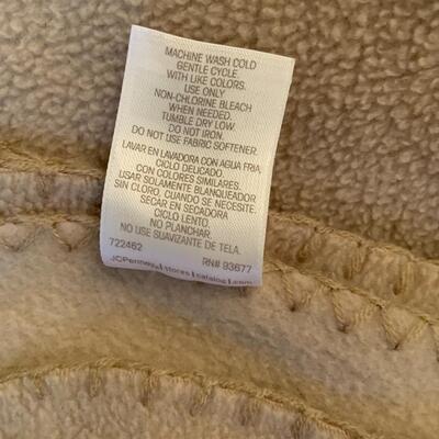 JCPenny Home collection Queen Fleece Blanket