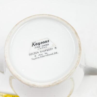 1961 KAYSONS CHINA â€œGOLDEN RHAPSODYâ€  4-CUP TEAPOT #2