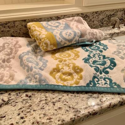 Towel with matching hand towel