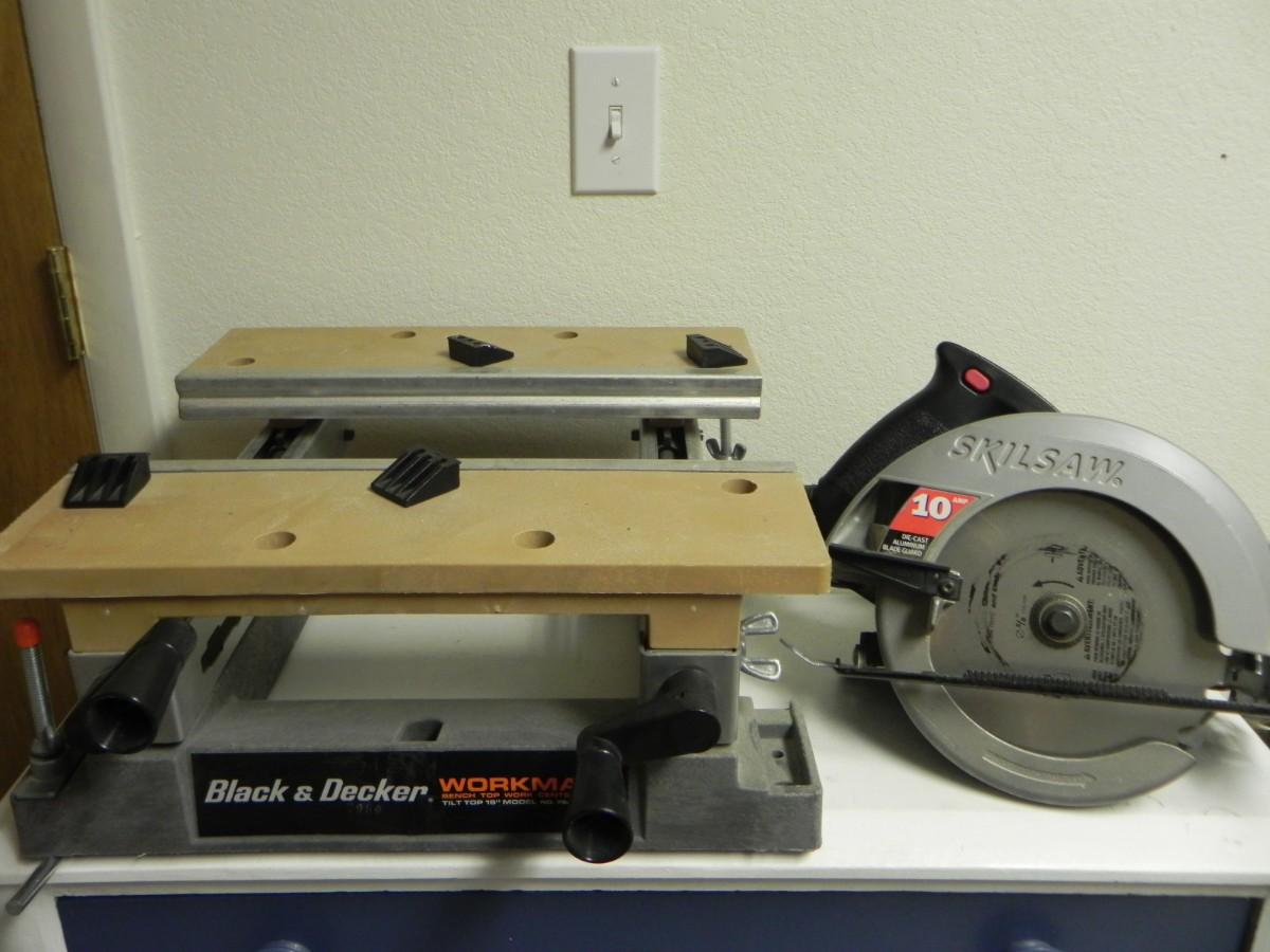 LOT 225 B&D WORKMATE AND SKIL CIRCULAR SAW
