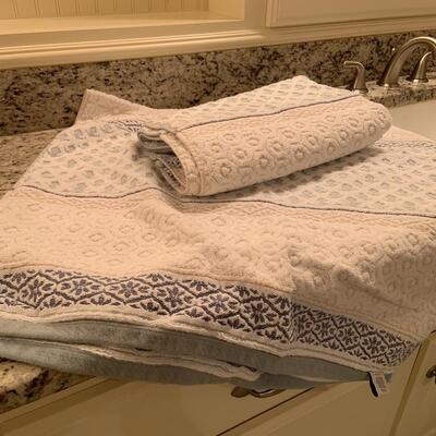 Towel with matching hand towel
