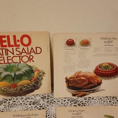 Lot 6: Vintage JELLO Gelatin Salad Selector