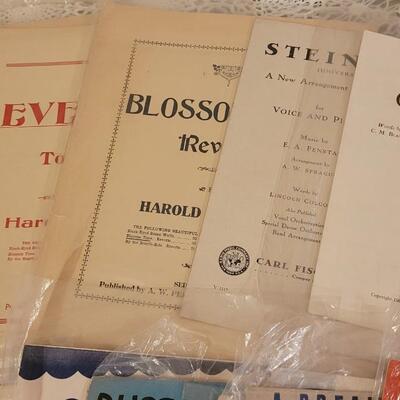 Lot 9: Antique and Vintage Sheet Music