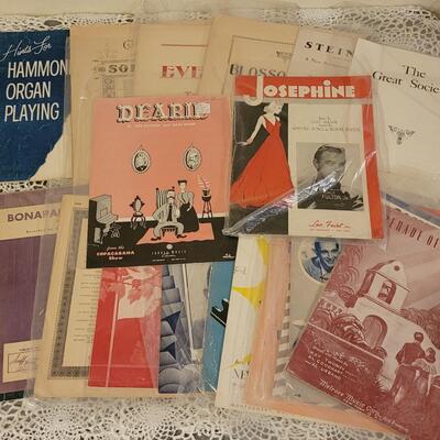 Lot 9: Antique and Vintage Sheet Music
