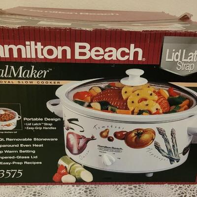 Lot 19: Hamilton Beach Meal Maker Slow Cooker