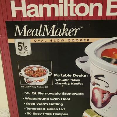 Lot 19: Hamilton Beach Meal Maker Slow Cooker