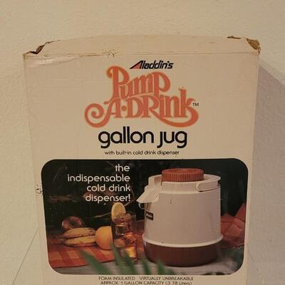 Lot 24: Vintage Aladdin Gallon Pump Jug